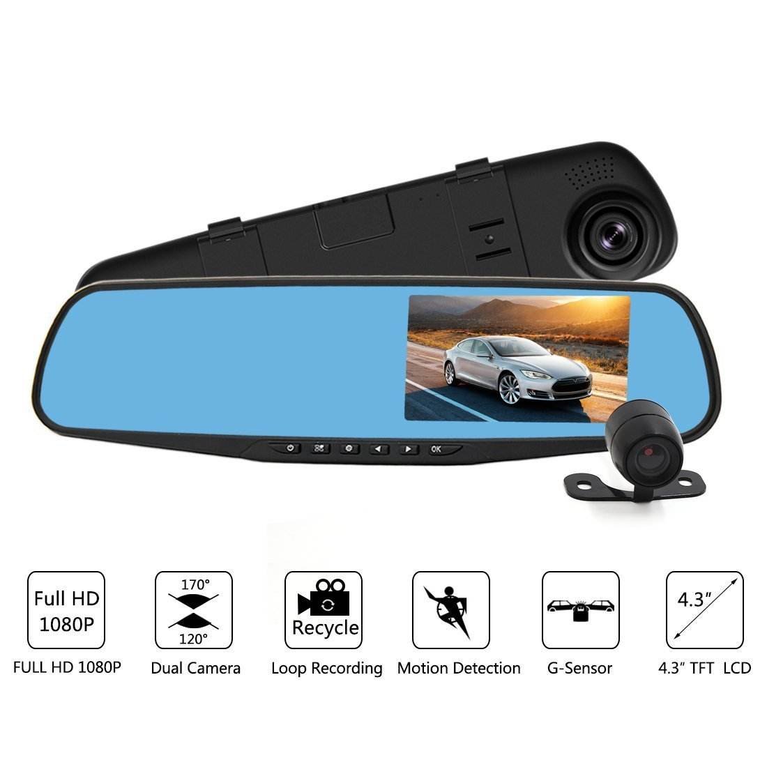 4.5 INCH ANTI GLARE DASH CAM - Image 2