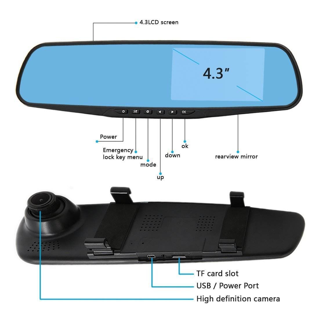 4.5 INCH ANTI GLARE DASH CAM - Image 5